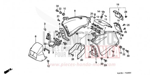 MARQUE/RAYURE NX125S de 1995